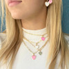 Wearing Statement Heart Huggie Hoop Earrings