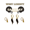 West Liberty University Classic Gameday Earring Stack for Hilltoppers game day – alternate colorway