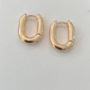 rectangle gold hoops