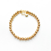 scorpio zodiac sign gold beaded bracelet