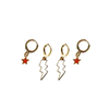 Bard College Classic Gameday Earring Stack for Raptors game day – alternate colorway (no overlay)