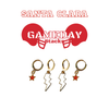 Santa Clara University Classic Gameday Earring Stack for Broncos game day – alternate colorway