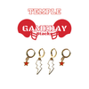 Temple University Classic Gameday Earring Stack for Owls game day – alternate colorway