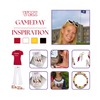 VMI Keydets game day outfit inspiration with the VMI Classic Gameday Earring Stack
