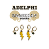 Adelphi University Classic Gameday Earring Stack for Panthers game day