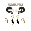 Adelphi University Classic Gameday Earring Stack for Panthers game day – alternate colorway
