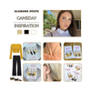 Alabama State University Classic Gameday Earring Stack for Hornets game day – inspiration