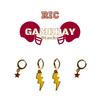 Rhode Island College Classic Gameday Earring Stack for Anchormen game day