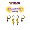 Western New Mexico University Classic Gameday Earring Stack for Mustangs game day