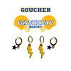 Goucher College Classic Gameday Earring Stack for Gophers game day