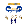 Goucher College Classic Gameday Earring Stack for Gophers game day – alternate colorway