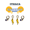 Ithaca College Classic Gameday Earring Stack for Bombers game day