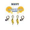 U.S. Naval Academy Classic Gameday Earring Stack for Midshipmen game day