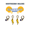 University of Southern Maine Classic Gameday Earring Stack for Huskies game day