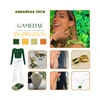 Arkansas Tech University Classic Gameday Earring Stack for Wonder Boys and Golden Suns game day – wearing