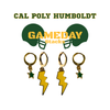 Cal Poly Humboldt Classic Gameday Earring Stack for Lumberjacks game day