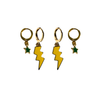 North Dakota State Classic Gameday Earring Stack for Bison game day – alternate colorway (no overlay)