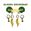 University of Alaska Anchorage Classic Gameday Earring Stack for Seawolves game day