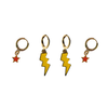 Ferris State University Classic Gameday Earring Stack for Bulldogs game day – alternate colorway (no overlay)