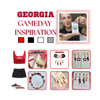 Georgia Bulldogs game day outfit inspiration with the Georgia Classic Gameday Earring Stack