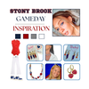 Stony Brook Seawolves game day outfit inspiration with the Stony Brook Classic Gameday Earring Stack
