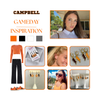 Campbell University Classic Gameday Earring Stack for Fighting Camels game day – inspiration