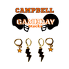 Campbell University Classic Gameday Earring Stack for Fighting Camels game day – alternate colorway