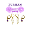 Furman University Classic Gameday Earring Stack for Paladins game day – alternate colorway