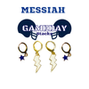 Messiah University Classic Gameday Earring Stack for Falcons game day
