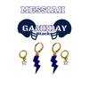 Messiah University Classic Gameday Earring Stack for Falcons game day – alternate colorway