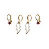 Wells College Classic Gameday Earring Stack for Express game day – gameday accessory
