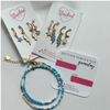 Tufts Jumbos gameday bracelet to pair with the Tufts Classic Gameday Earring Stack