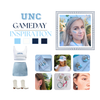 UNC Chapel Hill Tar Heels game day outfit inspiration with the UNC Chapel Hill Classic Gameday Earring Stack