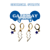 Georgia State University Classic Gameday Earring Stack for Panthers game day