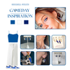 Georgia State University Classic Gameday Earring Stack for Panthers game day – inspiration