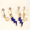 Middle Tennessee State University Classic Gameday Earring Stack for Blue Raiders game day – gameday accessory