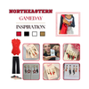 Northeastern Huskies game day outfit inspiration with the Northeastern Classic Gameday Earring Stack