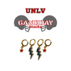 UNLV Classic Gameday Stack For Rebels Game Day With Grey Bolts and Red Stars