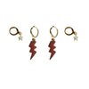 Vassar College Classic Gameday Earring Stack for Brewers game day – gameday accessory