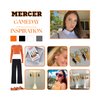 Mercer Bears game day outfit inspiration with the Mercer Classic Gameday Earring Stack