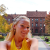 St. Bonaventure Classic Gameday Earring Stack in black and golden yellow, Bonnies huggie hoop earrings (view 7)