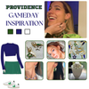 University of Providence Classic Gameday Earring Stack for Argonauts game day – wearing
