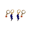 University of West Georgia Classic Gameday Earring Stack for Wolves game day – gameday accessory