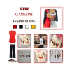 University of the Incarnate Word Spirit Earring Stack for Cardinals game day – inspiration