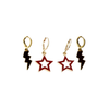 University of the Incarnate Word Spirit Earring Stack for Cardinals game day – (no overlay)