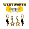 Wentworth Institute of Technology Spirit Earring Stack For Leopards Game Day