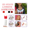 NC State Wolfpack game day outfit inspiration with the NC State Spirit Earring Stack
