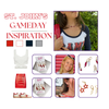 St. John's Red Storm game day outfit inspiration with the St. John's Spirit Earring Stack
