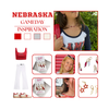 Nebraska Cornhuskers game day outfit inspiration with the Nebraska Spirit Earring Stack