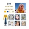 Florida International University Spirit Earring Stack for Panthers game day – inspiration